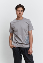 Футболка QAR BARYSY LIGHT GREY