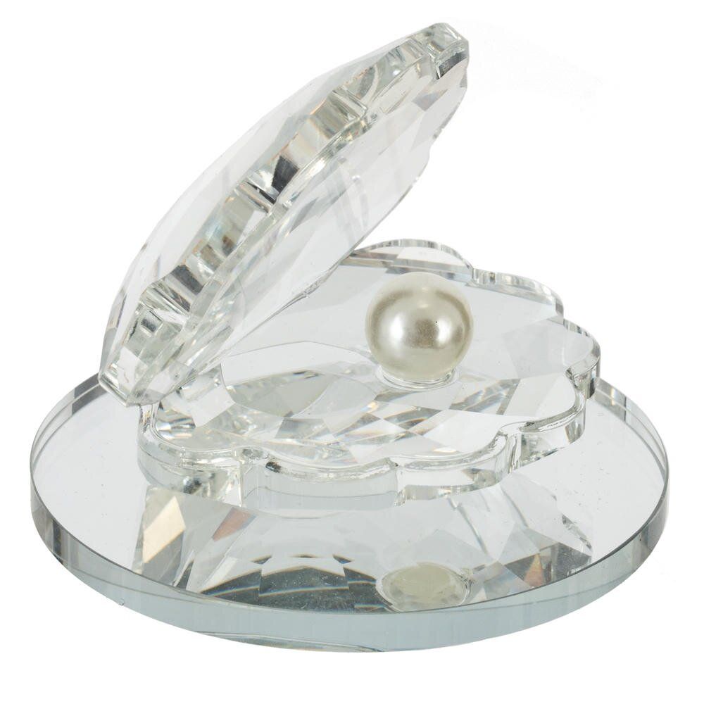 GAEM Фигурка декоративная "Жемчужина в раковине", L6 W6 H4,5 см