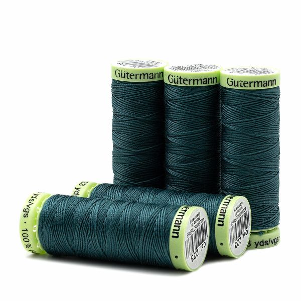 Нитки отделочные Gutermann Top Stitch 30 (30 метров), 5 кат. | 223 лазурно-бирюзовый