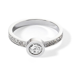 Кольцо Coeur de Lion Crystal-Silver 17.2 мм 0228/40-1817 54