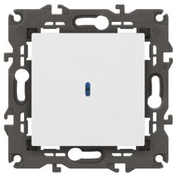 14-1102-01 ЭРА Выключатель с подсветкой, 10АХ-250В, IP20, Эра Elegance, белый