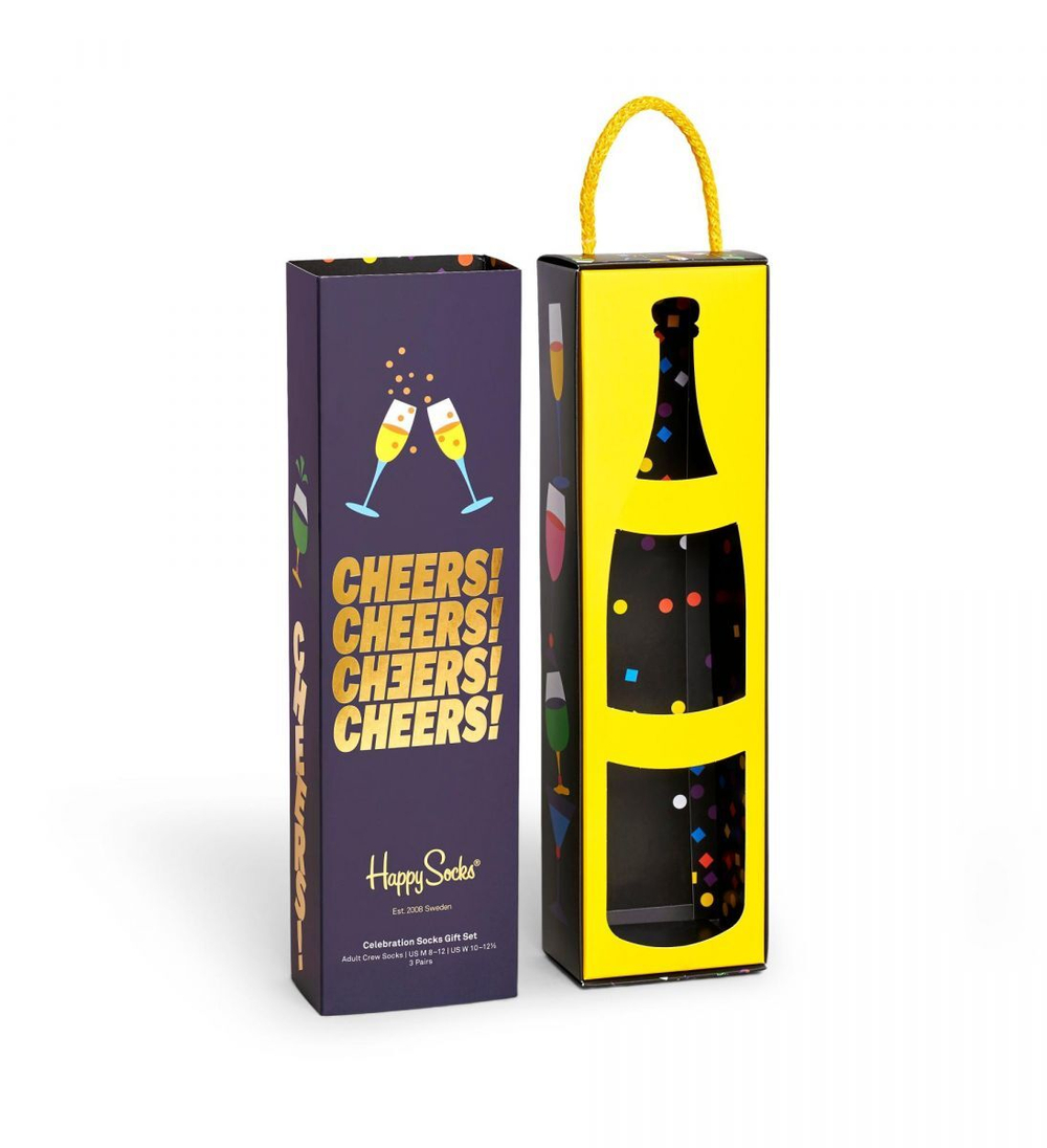 Подарочный набор носков 3-Pack Celebration Socks Gift Set (Размер: 25) (Цвет: черный)