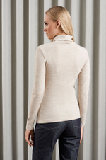 22962 Джемпер женский (кремовый меланж)