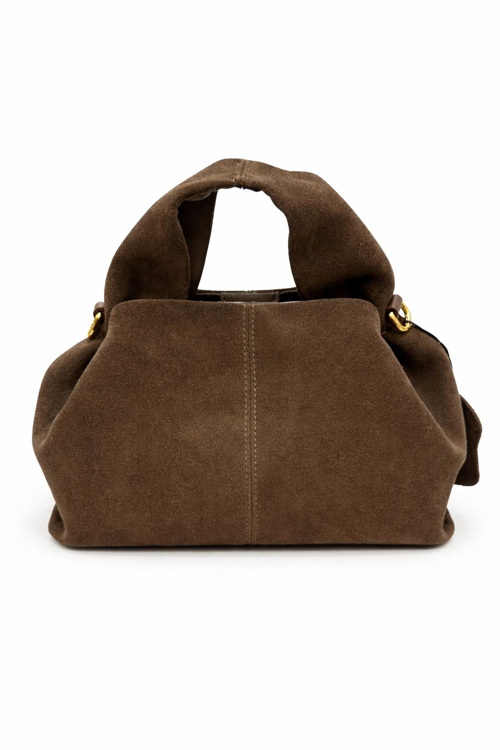 ITALY K сумка замша TAUPE - коричневый