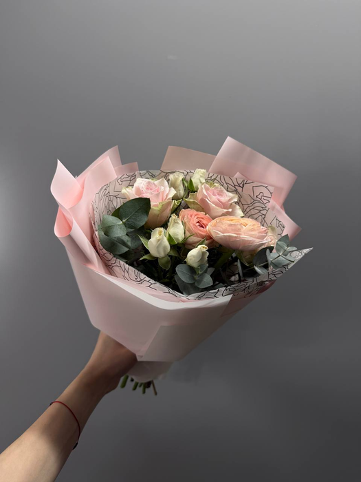 Букет "Пленительная пудра"