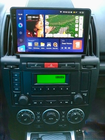 Магнитола для Land Rover Freelander 2 2007-2012 (монохром) - Redpower 85023 PRO/PROmax ТОП звук, 2K QLED, Android 14, CarPlay, 4G SIM-слот