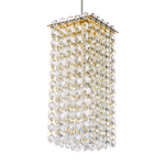 795422 Подвес CRISTALLO 1х40W G9 ЗОЛОТО