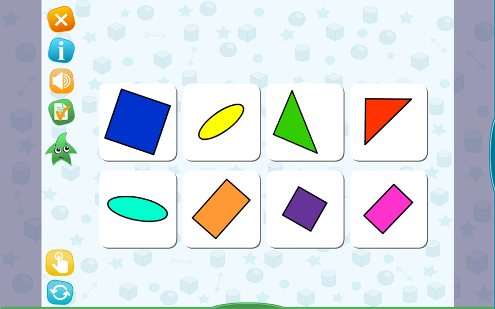 Пособие для интерактивных столов "Готовимся к школе. Свойства и расположение предметов"