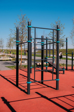 Воркаут-комплекс: 3 турника, шведская стенка и брусья - Тикси