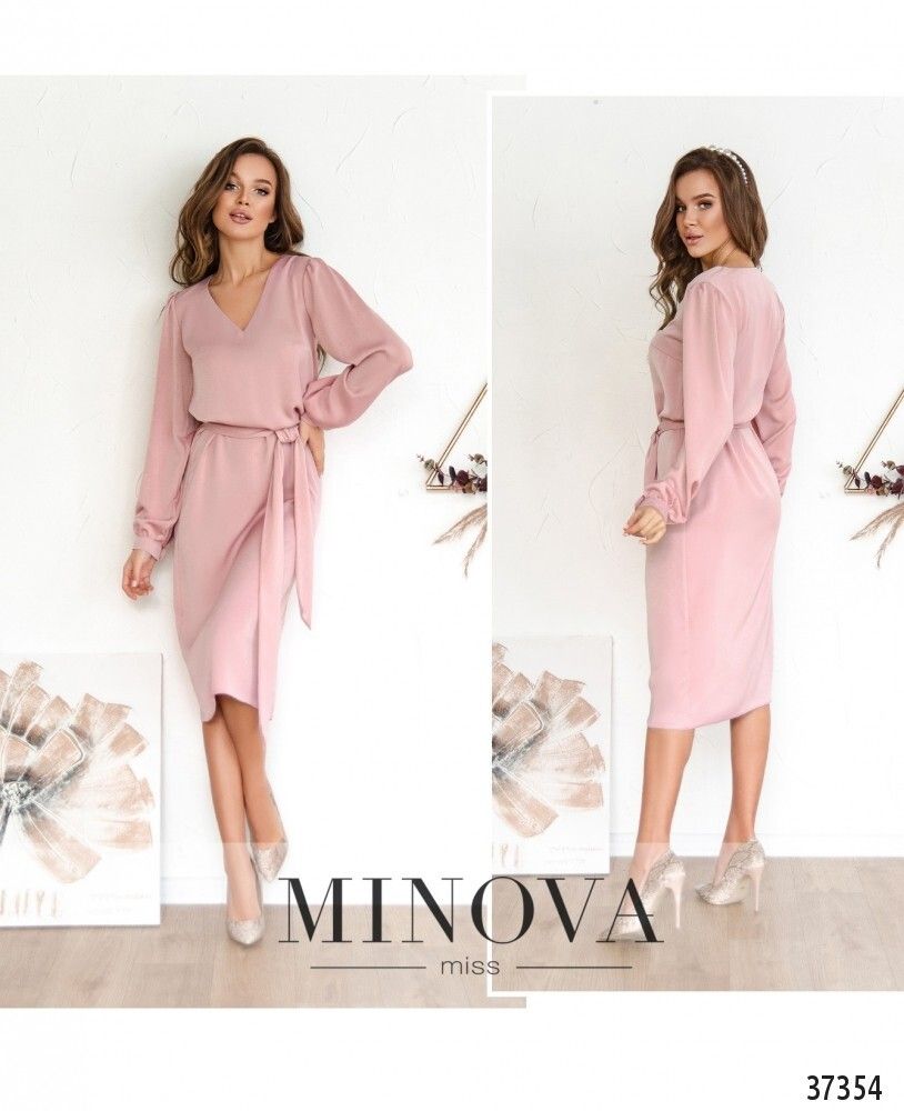 Платье 3134-пудра Minova