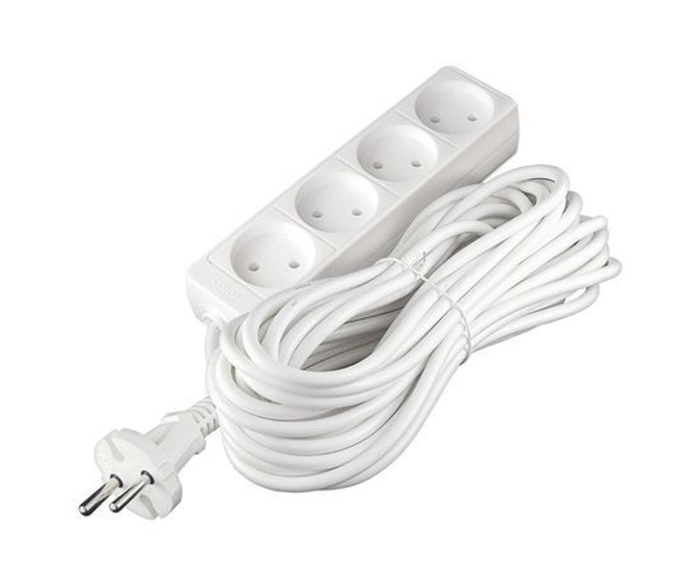 Удлинитель 4х10м без заземл. 10А IP20 2.2кВт ПВС Союз 481S-1410