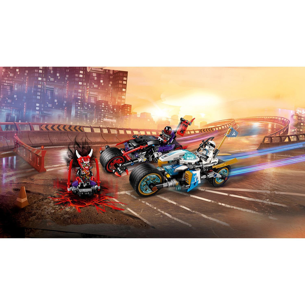 LEGO Ninjago: Уличная погоня 70639 — Street Race of Snake Jaguar — Лего Ниндзяго