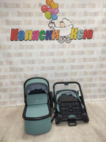 Коляска модульная 3в1 Indigo Sting зеленый