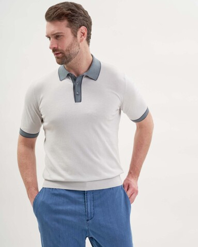 Поло с коротким рукавом на пуговицах Atelier Portofino