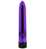 Фиолетовый классический вибратор KRYPTON STIX 7 MASSAGER - 17,8 см.