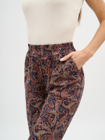 Брюки Б-18/тсиний-огурцы