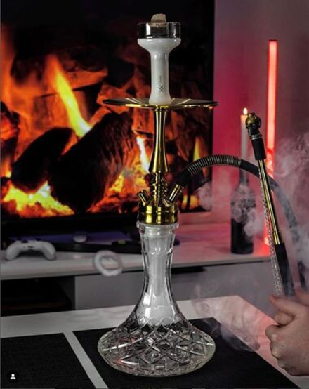 Колба для кальяна ICEBERG хрусталь Hookah well прозрачная