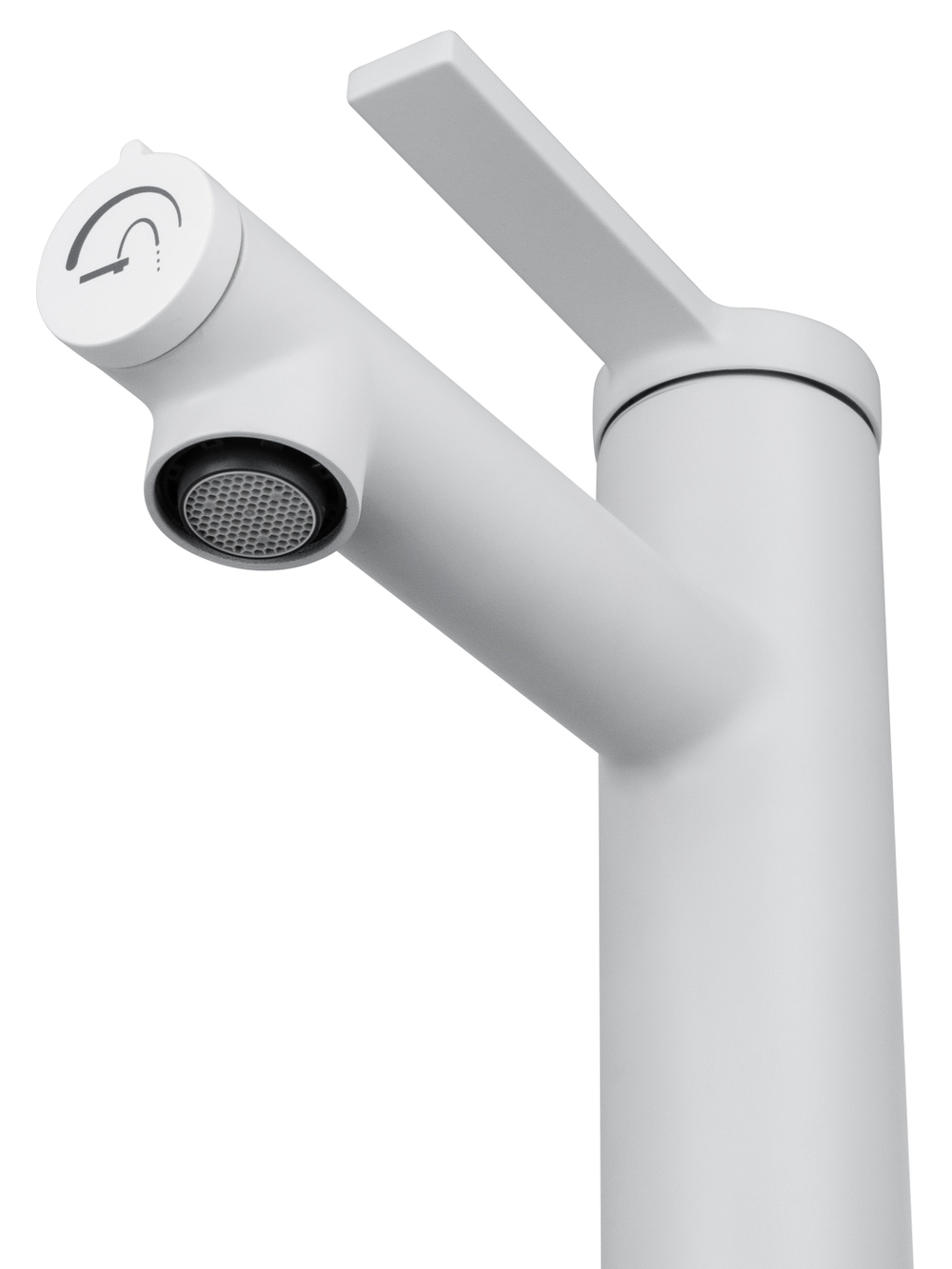 Смеситель для раковины с функцией полоскания WONZON & WOGHAND, Белый матовый (WW-H1017-MW)