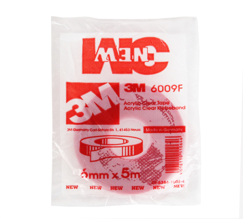 Двусторонний скотч 3M акриловый 6 мм х 5 м (клейкая лента прозрачная, двусторонняя)