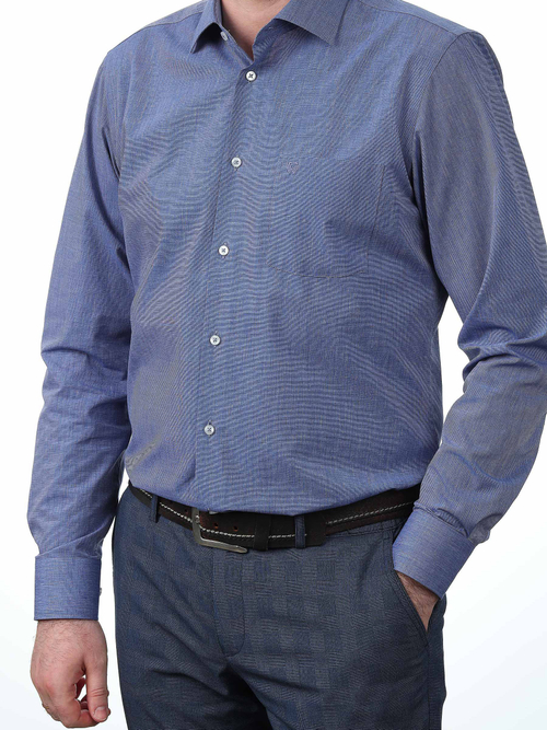 Сорочка мужская VESTER длинный рукав, хлопок/пэ 930141 58