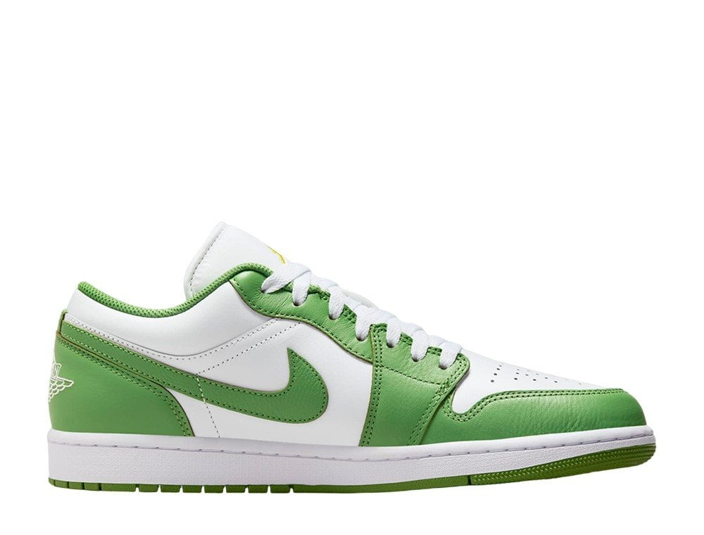 Кроссовки Air Jordan 1 Low SE White/Lightning-Chlorophyll