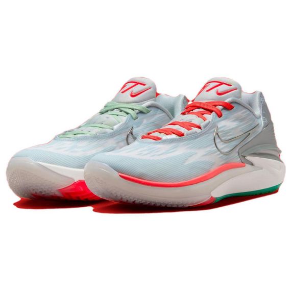 Nike Air ZOOM г.T. Cut 2 Баскетбольные кроссовки Низкие Серебристо-синие Розовые Мужские