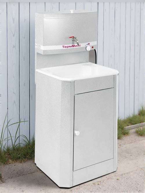 умыв. Терммикс с ЭВН пласт. мойка/пласт. бак белый