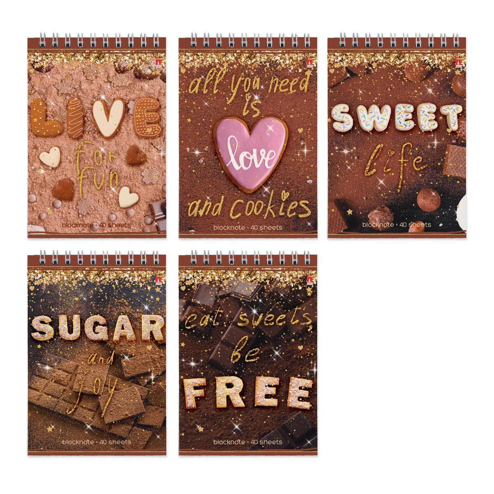 Блокнот А6 40л. "Sweet life" в ассорт. (Альт)