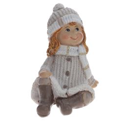 GAEM Фигурка декоративная "Мальчик/Девочка", L7,5 W5 H5,5 см, 2в.