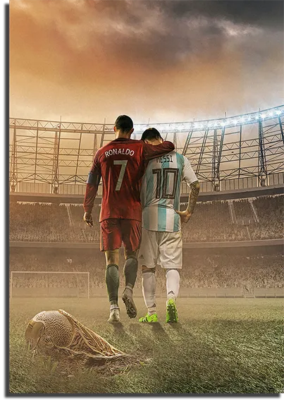 Постер "Роналду И Месси"
