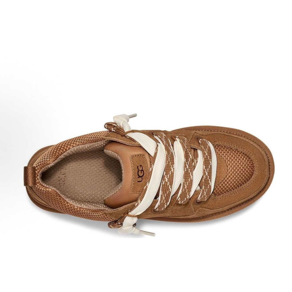 UGG Mens Lowmel Low Sneaker Chestnut
