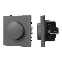 Механизм светорегулятора SWT-NOBE-DLR-SFPL-GR (250V, 300W) (Arlight, Серый базальт) 054327(1)