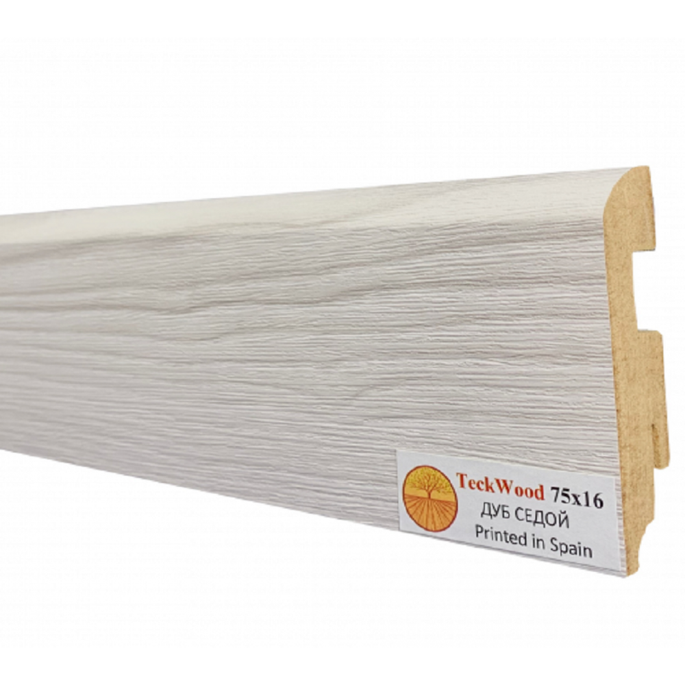 Плинтус напольный Teckwood Дуб Седой