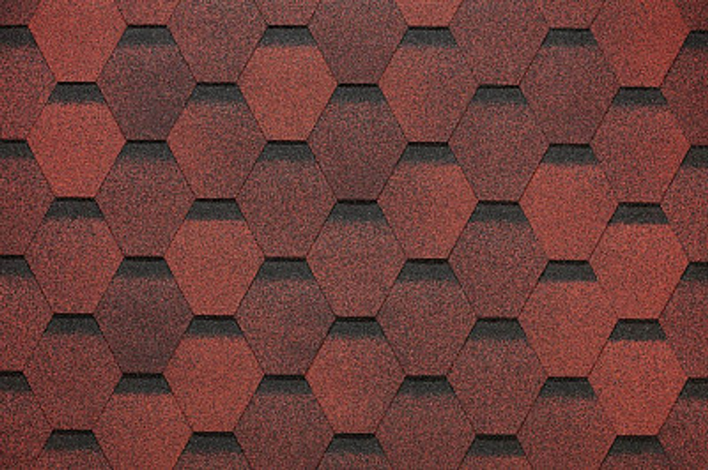 Гибкая черепица Döcke PIE EUROPA/ KARAT/ Красный