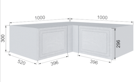 Антресоль Бруклин АУП300
