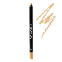 Гелевая водостойкая подводка-карандаш для глаз #81 цвет Золотистый Provoc Gel Eye Liner