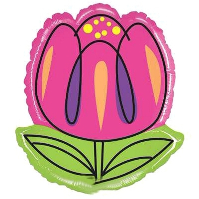 Шар ТЮЛЬПАН розовый