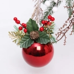 Новогодний шар «Лесное чудо» 8 см, Красный