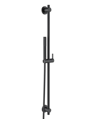 Душевой гарнитур Kludi Nova Fonte Puristic 1S, черный матовый (2084039-15)