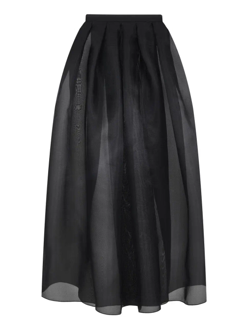 Юбка в пол пышная из натуральной органзы