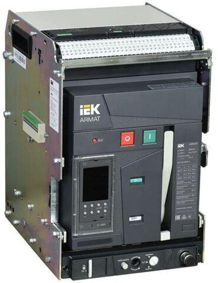 Выключатель автоматический воздушный 3п A 1600А 66кА TD выдвижн. с комплектом аксессуаров ARMAT IEK AR-ACB-3VA-066-1600A-TDCF