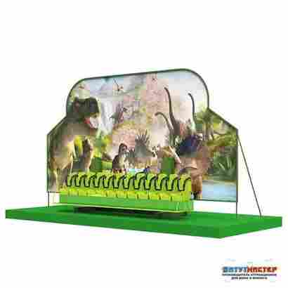 Летающая скамейка «Эпоха динозавров», 12 мест, 14×4×5,5 м