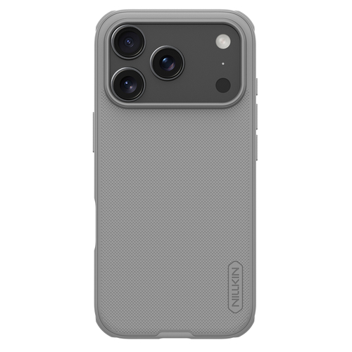 Чехол серого цвета (Titanium Gray) от Nillkin для смартфона iPhone 17 Pro Max, серия Super Frosted Shield Pro