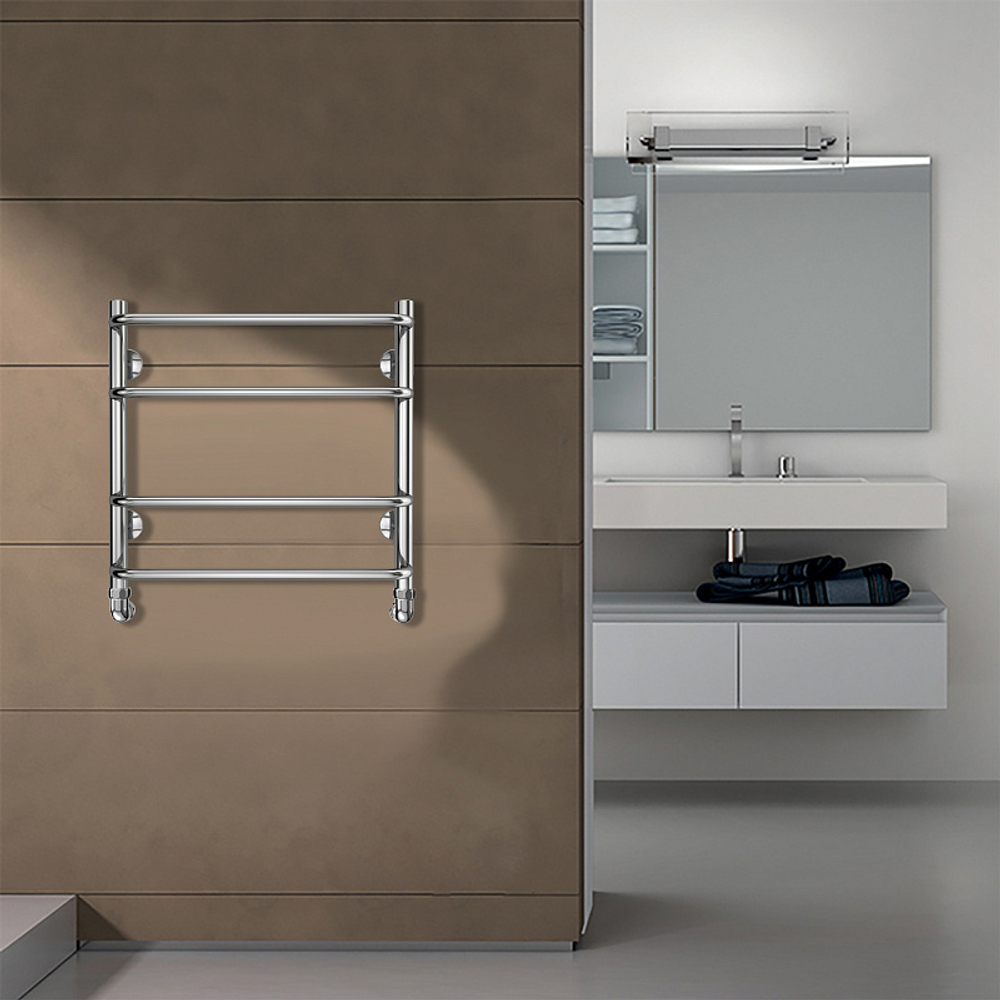 Полотенцесушитель водяной Azario FERRARA 53.2х50, Хром