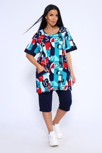 Костюм женский "13206 К.П" бриджи (З)