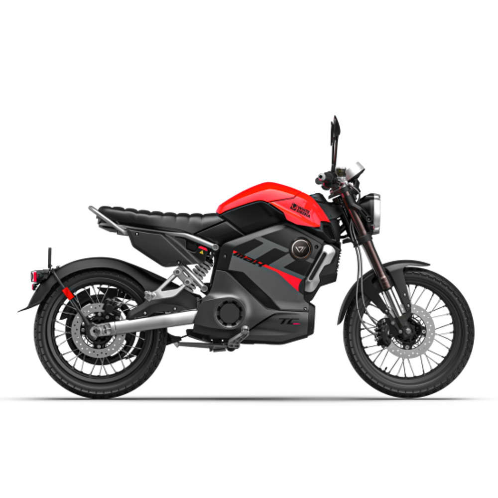 Электромотоцикл WHITE SIBERIA SUPER SOCO TC MAX 2024 Красный