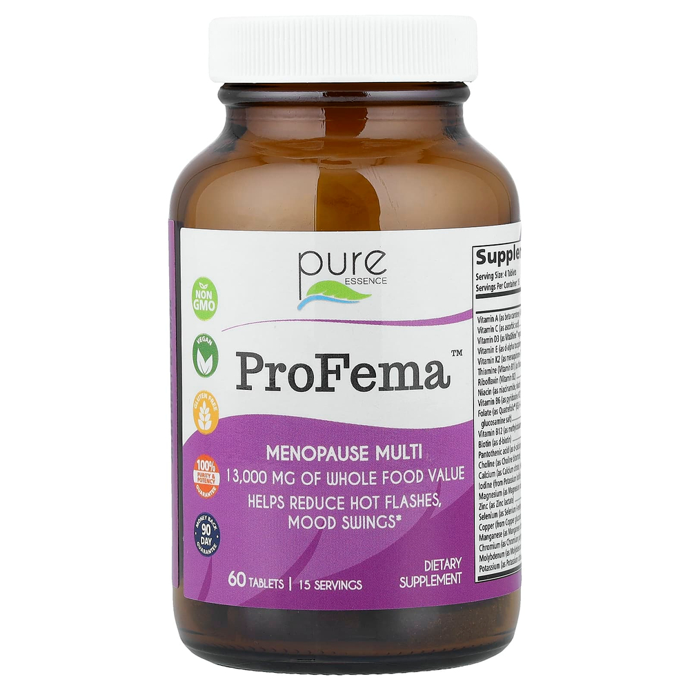Pure Essence, ProFema™, мультивитамины для менопаузы, 60 таблеток