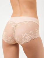 Трусы-слип с завышенной линией талии Greta (Размер: M) (Цвет: молочный)