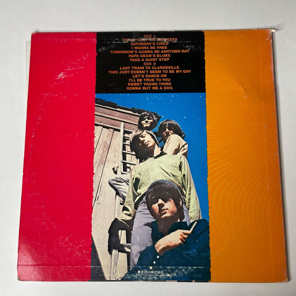 Винтажная виниловая пластинка LP The Monkees (Japan 1976) (No Obi) Take A Giant Step