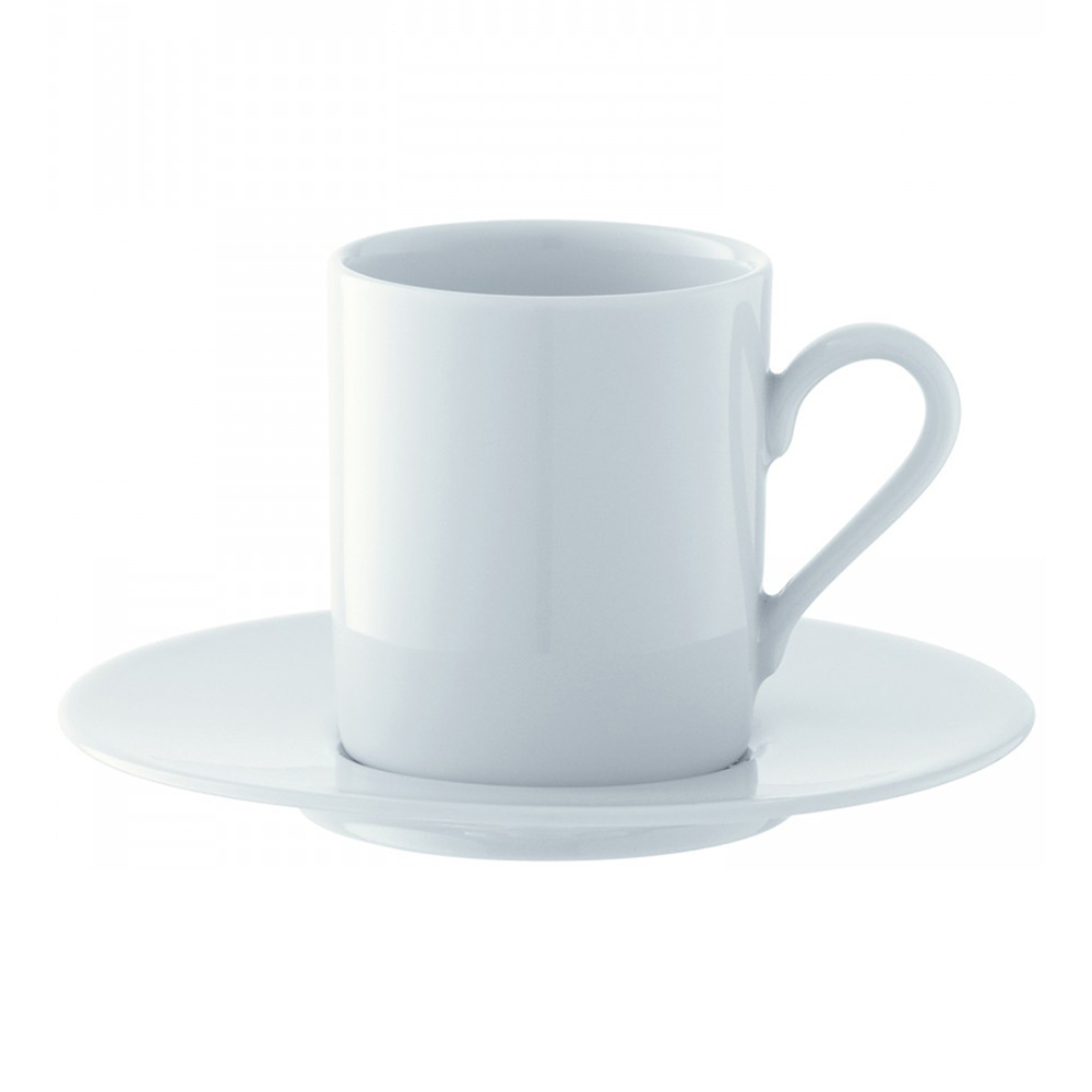 Набор эспрессо чашек с блюдцами dine, 90 мл, 4 шт.